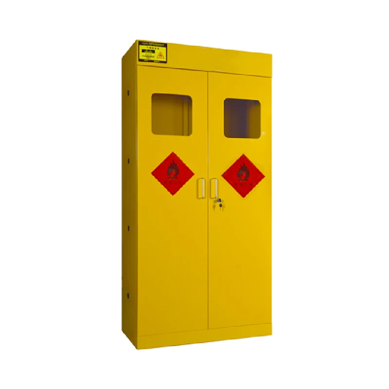 Double-bottle Explosion Proof Gas Cylinder Storage Cabinet